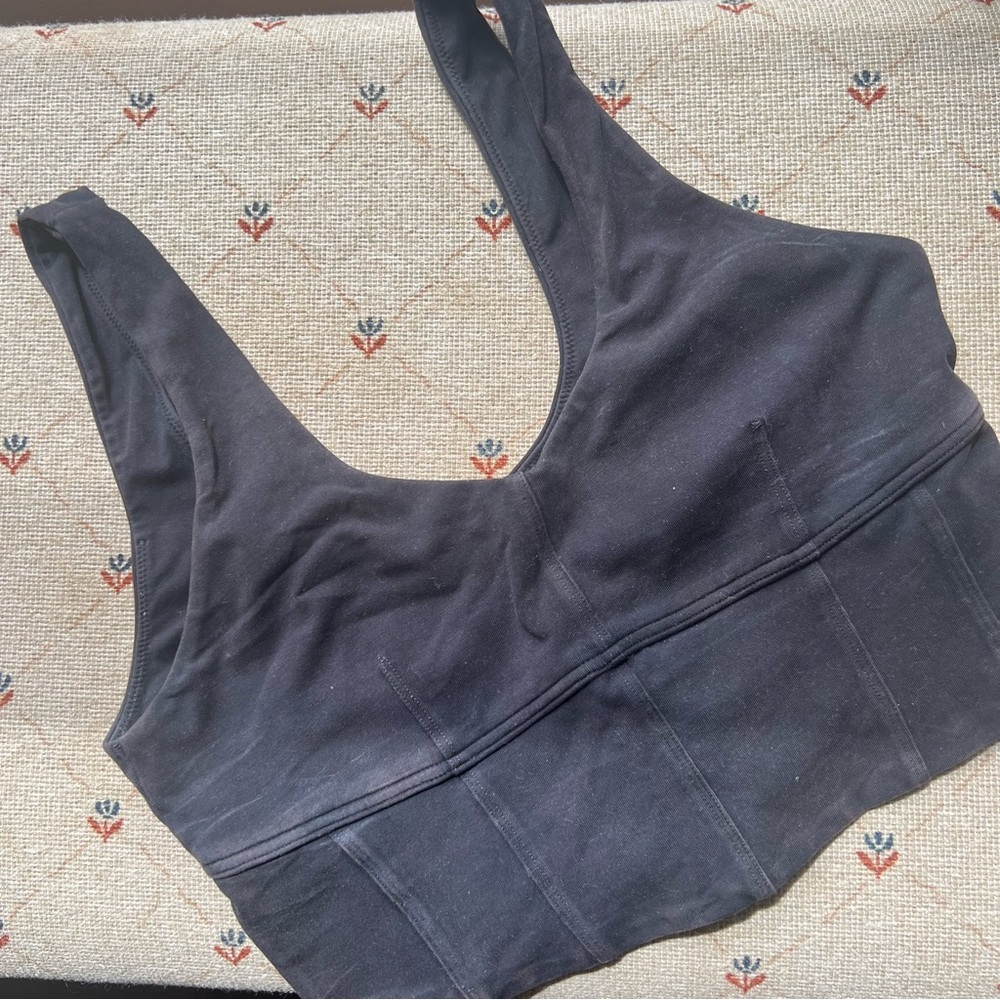 OFFLINE By Aerie OG Corset Longline Sports Bra - Black